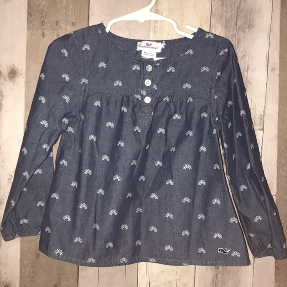 Vineyard Vines denim chambray tunic size small - Picture 1 of 4